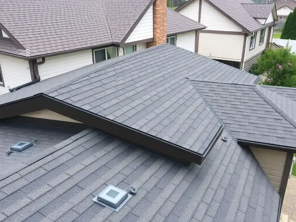 New roof installation
